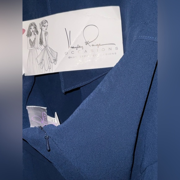 HAYLEY PAIGE OCCASIONS - W714 (INDIGO 18) NWT wedding guest bridesmaid - Picture 11 of 14